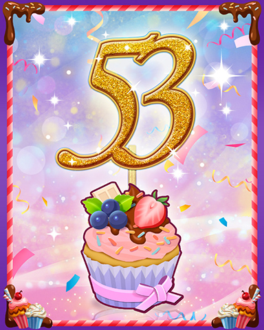 Vanilla Cupcake #53 Badge - Crazy Cakes 2 Vanilla Cupcake #53 Badge - Crazy Cakes 2