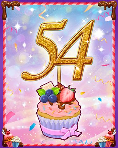 Vanilla Cupcake #54 Badge - Crazy Cakes 2 Vanilla Cupcake #54 Badge - Crazy Cakes 2
