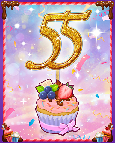 Vanilla Cupcake #55 Badge - Word Whomp HD Vanilla Cupcake #55 Badge - Word Whomp HD