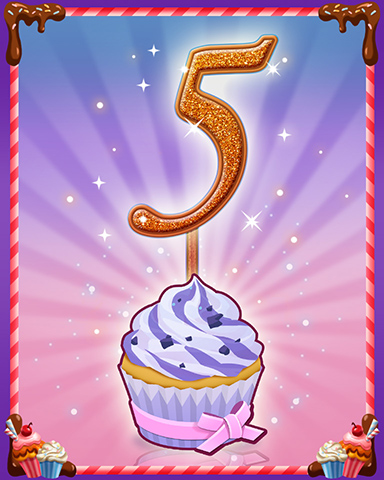 Vanilla Cupcake #5 Badge - Pogo™ Slots Vanilla Cupcake #5 Badge - Pogo™ Slots