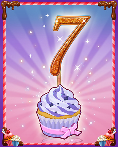 Vanilla Cupcake #7 Badge - Snowbird Solitaire Vanilla Cupcake #7 Badge - Snowbird Solitaire