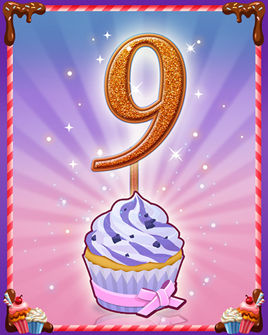 Vanilla Cupcake #9 Badge - Snowbird Solitaire Vanilla Cupcake #9 Badge - Snowbird Solitaire