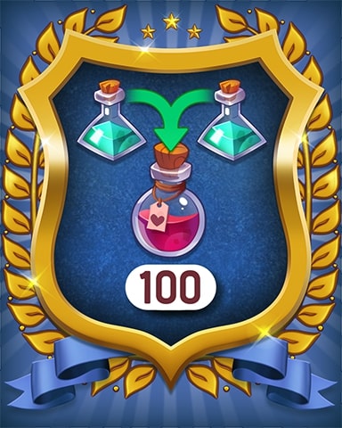 Potions 100 Badge - Merge Academy Potions 100 Badge - Merge Academy