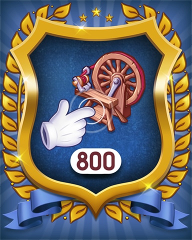 Spinning Wheel 800 Badge - Merge Academy Spinning Wheel 800 Badge - Merge Academy