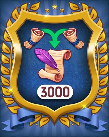 Magic Scrolls 3000 Badge - Merge Academy Magic Scrolls 3000 Badge - Merge Academy