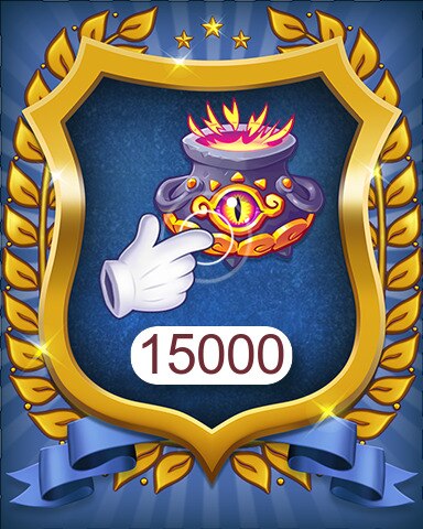 Magic Tome 15000 Badge - Merge Academy