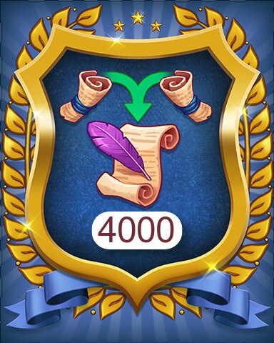 Magic Scrolls 4000 Badge - Merge Academy