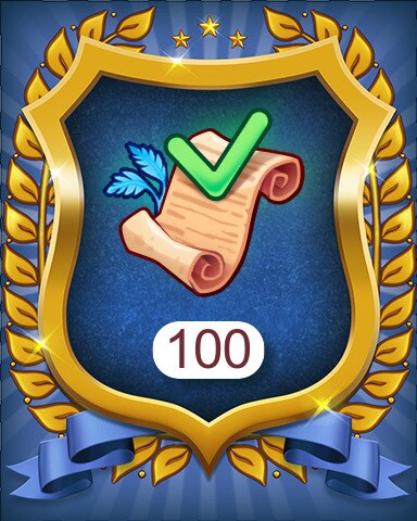 Treasure Trove Orders 100 Badge - Merge Academy