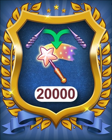 Magic Wands 20000 Badge - Merge Academy Magic Wands 20000 Badge - Merge Academy
