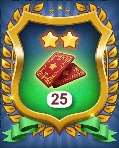 Collect 25 Rarity 2 Stickers Badge - Merge Academy