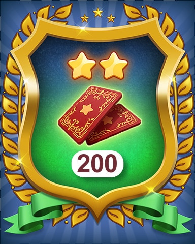 Collect 200 Rarity 2 Stickers Badge - Merge Academy