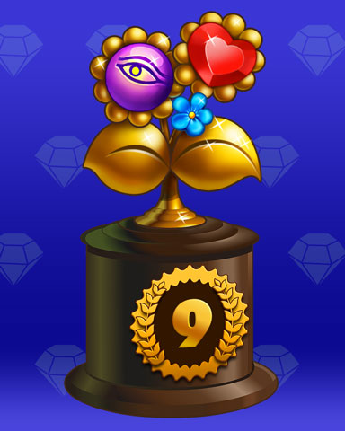 Flower Frolic Lap 9 Badge - Poppit! Bingo Flower Frolic Lap 9 Badge - Poppit! Bingo