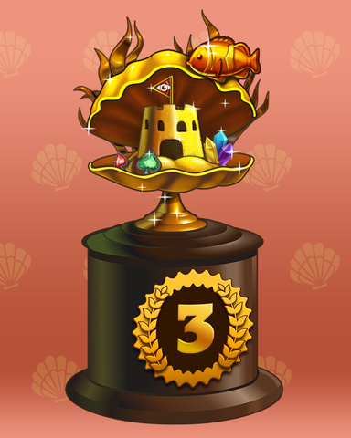 Clamshell Castle Lap 3 Badge - Claire Hart: Secret In The Shadows Clamshell Castle Lap 3 Badge - Claire Hart: Secret In The Shadows