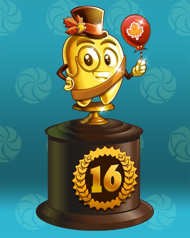 Fall Frenzy Lap 16 Badge - Sweet Tooth Town Fall Frenzy Lap 16 Badge - Sweet Tooth Town