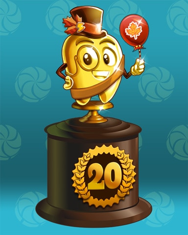 Fall Frenzy Lap 20 Badge - Sweet Tooth Town Fall Frenzy Lap 20 Badge - Sweet Tooth Town