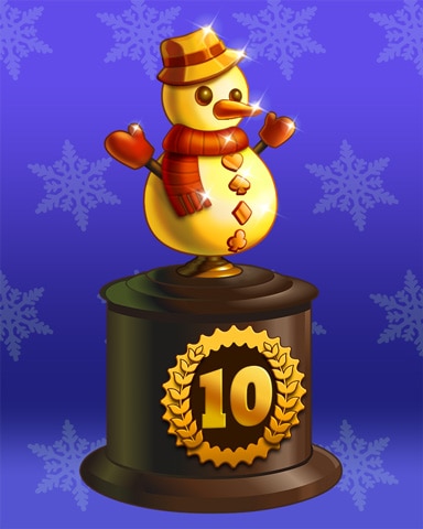 Snowy Scramble Lap 10 Badge - Word Search Daily HD Snowy Scramble Lap 10 Badge - Word Search Daily HD