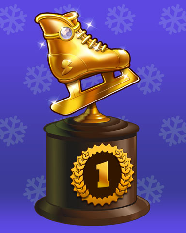 Skate-Off Lap 1 Badge - Bejeweled Stars Skate-Off Lap 1 Badge - Bejeweled Stars