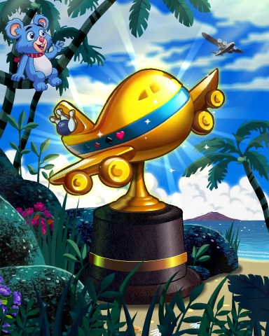 Pogo Golden Flyer Victory Badge Pogo Golden Flyer Victory Badge