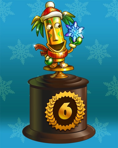 Frosty Tiki Lap 6 Badge - Word Whomp HD Frosty Tiki Lap 6 Badge - Word Whomp HD