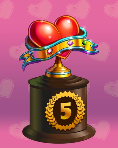 Jeweled Hearts Lap 5 Badge - Claire Hart: Secret In The Shadows Jeweled Hearts Lap 5 Badge - Claire Hart: Secret In The Shadows
