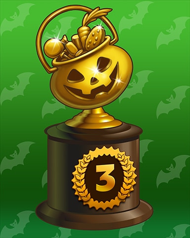 Crazy Pumpkin Lap 3 Badge - Solitaire Home Story Crazy Pumpkin Lap 3 Badge - Solitaire Home Story