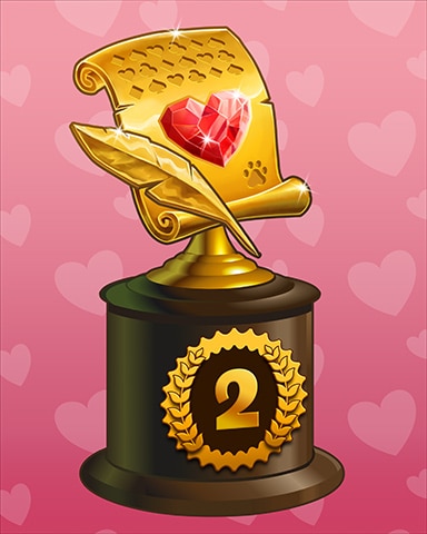 Jeweled Love Letters Lap 2 Badge - Pogo™ Daily Sudoku Jeweled Love Letters Lap 2 Badge - Pogo™ Daily Sudoku