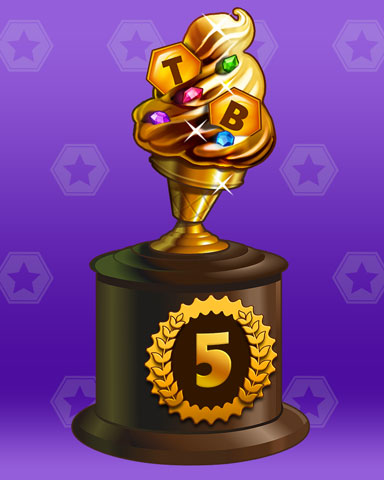 Golden Cone Lap 5 Badge - Mahjong Safari HD Golden Cone Lap 5 Badge - Mahjong Safari HD