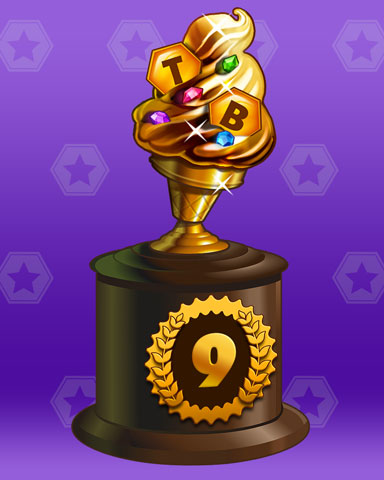 Golden Cone Lap 9 Badge - Tumble Bees HD Golden Cone Lap 9 Badge - Tumble Bees HD