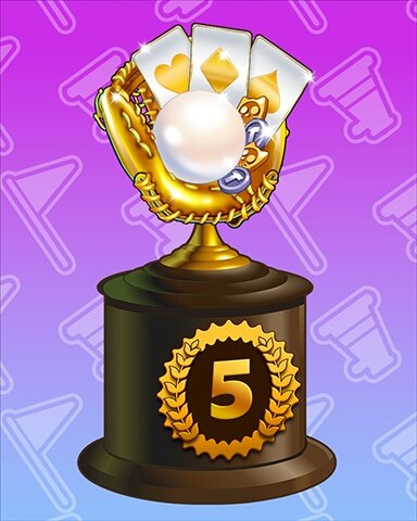 Victorious Celebration Lap 5 Badge - Canasta HD Victorious Celebration Lap 5 Badge - Canasta HD