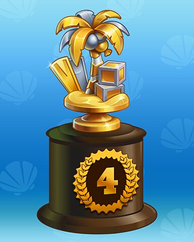 Sun-Kissed Paradise Lap 4 Badge - Aces Up! HD Sun-Kissed Paradise Lap 4 Badge - Aces Up! HD