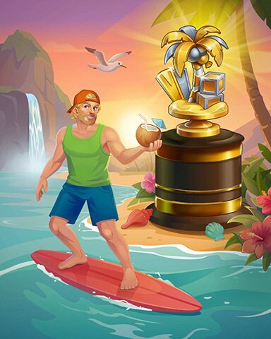 Pogo Sun-Kissed Paradise Reward Badge Pogo Sun-Kissed Paradise Reward Badge