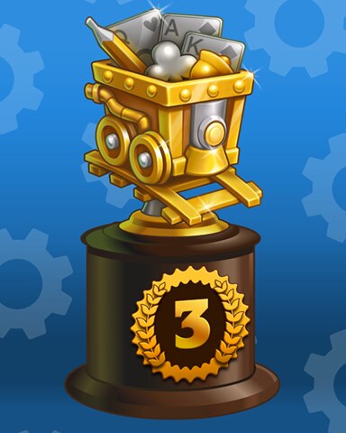Friends Of Mine Lap 3 Badge - Garden Blast