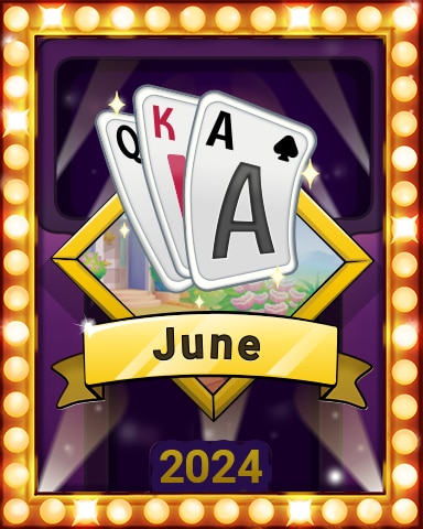 Rosy Homecoming Lap 1 Badge - Solitaire Home Story Rosy Homecoming Lap 1 Badge - Solitaire Home Story