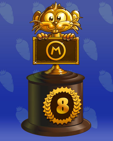 Pogo Masters Lap 8 Badge - Sweet Tooth Town Pogo Masters Lap 8 Badge - Sweet Tooth Town