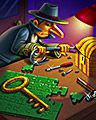 Take A Hint Badge - Jigsaw Detective Take A Hint Badge - Jigsaw Detective