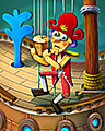High Seas Drama Badge - Thousand Island Solitaire High Seas Drama Badge - Thousand Island Solitaire