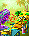 Just Chillin Badge - Jungle Gin Just Chillin Badge - Jungle Gin