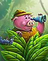 Porky Peek Badge - Undiscovered World Porky Peek Badge - Undiscovered World