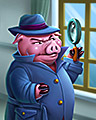 Inspector Bacon Badge - CLUE Secrets & Spies Inspector Bacon Badge - CLUE Secrets & Spies