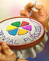 Home-spun Pursuits Badge - TRIVIAL PURSUIT Daily 20 Home-spun Pursuits Badge - TRIVIAL PURSUIT Daily 20