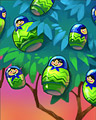 Green Harvest Badge - Trizzle Green Harvest Badge - Trizzle