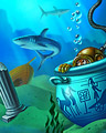 Shark Detector Badge - Vaults Of Atlantis Slots Shark Detector Badge - Vaults Of Atlantis Slots