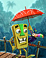 Gotcha Covered Badge - Bingo Luau Gotcha Covered Badge - Bingo Luau
