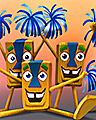 Yay Team Badge - Bingo Luau Yay Team Badge - Bingo Luau