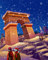 Paris Winter Badge - Big City Adventure