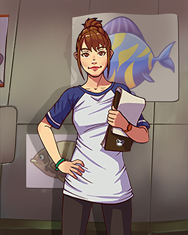 Amy At Work Badge - Quinn's Aquarium Amy At Work Badge - Quinn's Aquarium