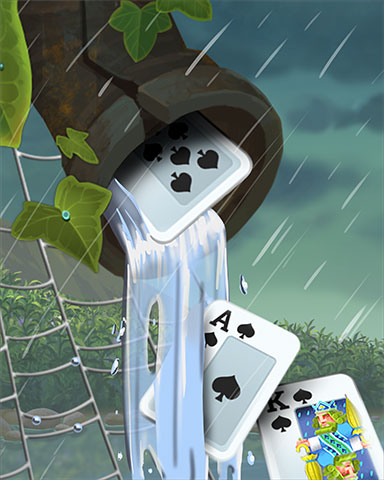 Soggy Spades Badge - Rainy Day Spider Solitaire HD Soggy Spades Badge - Rainy Day Spider Solitaire HD