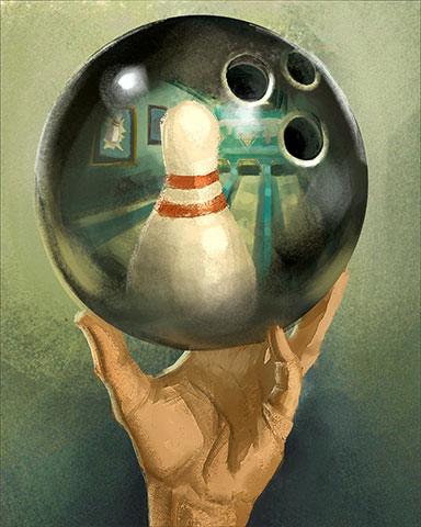 Startling Reflection Badge - Pogo Bowl Startling Reflection Badge - Pogo Bowl