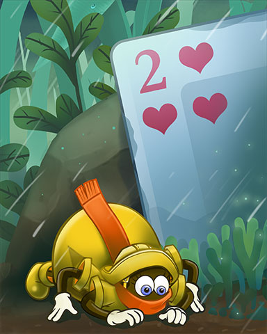 Where's That Card Badge - Rainy Day Spider Solitaire HD Where's That Card Badge - Rainy Day Spider Solitaire HD