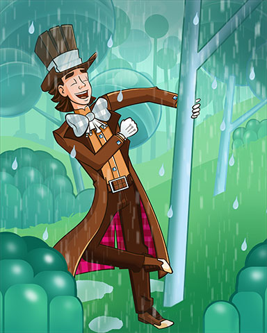 Singing In The Rain Badge - Sweet Tooth Town Singing In The Rain Badge - Sweet Tooth Town